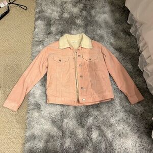 PacSun Cream Sherpa Jacket
